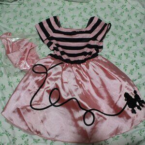 Gymboree girls poodle girl costume with accessories